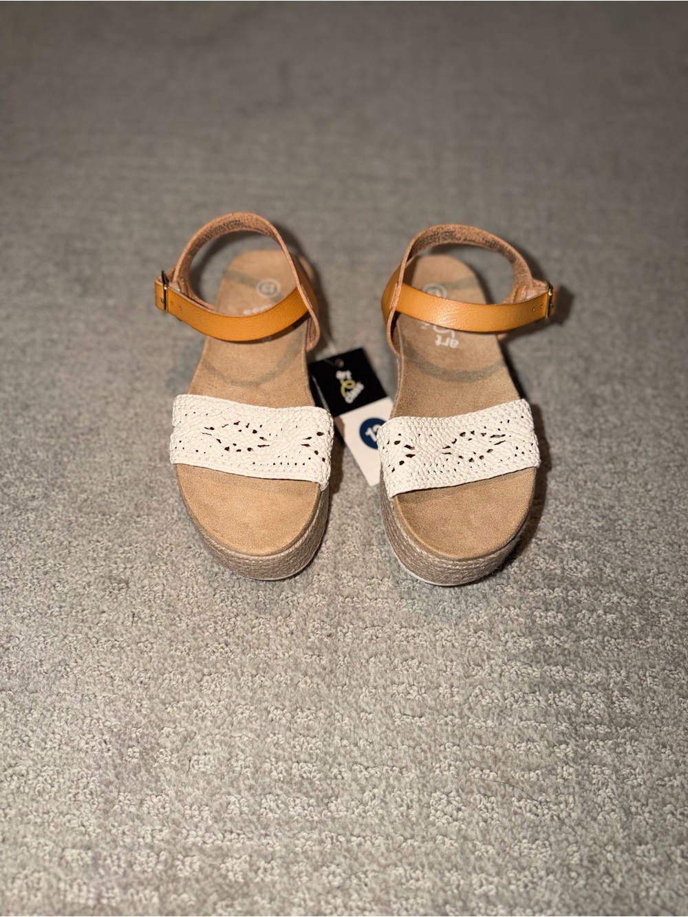 New Kids Platform Espadrille Sandals Size 13